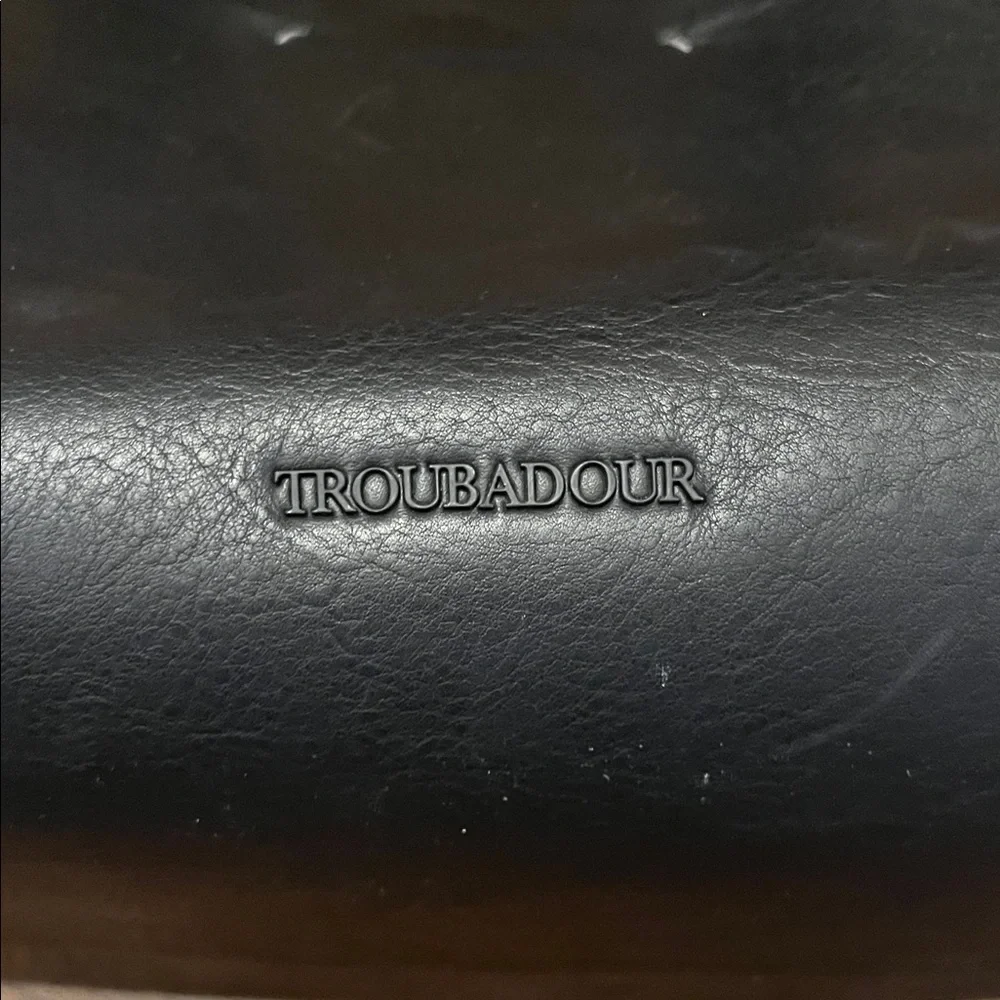 Black TROUBADOUR Leather Duffle‎